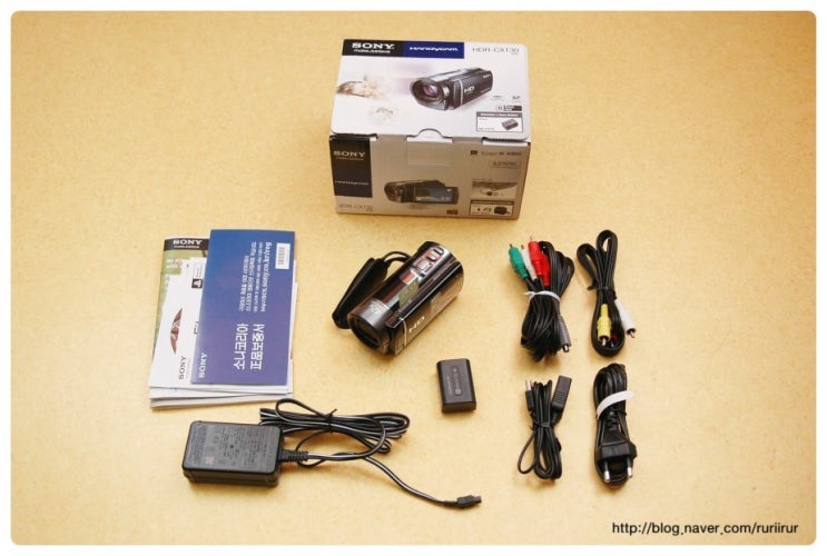 [SONY] HDR-CX130 구입 / 오픈 : 네이버 블로그