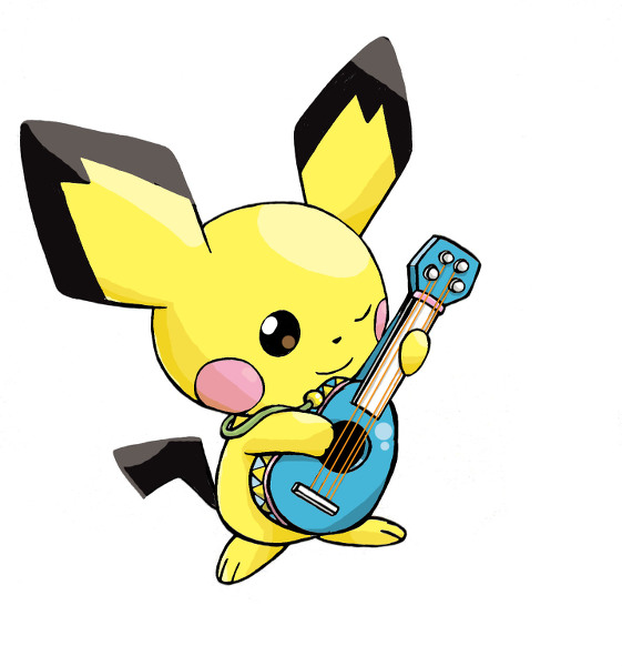 Cute Baby Pikachu Coloring Pages Playing An Instrument Cute Baby Pikachu Coloring Pages Playing An Instrument