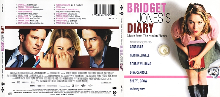 Various Artists Bridget Jones's Diary Songs