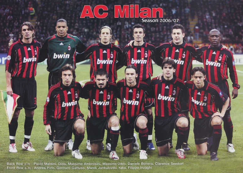 ac milan shirt 2006